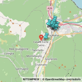 Mappa Via Tarcisio Sartoris, 28881 Casale Corte Cerro VB, Italia (1.61417)