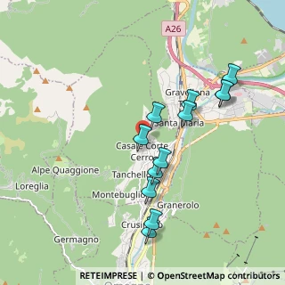 Mappa Via Tarcisio Sartoris, 28881 Casale Corte Cerro VB, Italia (1.80333)