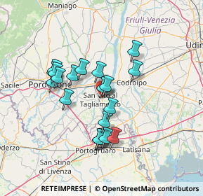 Mappa , 33078 San Vito al Tagliamento PN, Italia (11.8415)