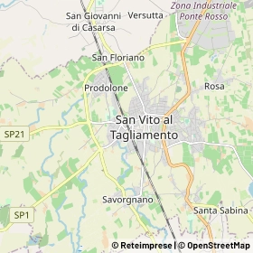 Mappa San Vito al Tagliamento