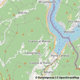 Mappa Cuasso al Monte