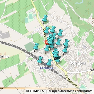 Mappa Via S. Quirino, 34071 Cormons GO, Italia (0.26923)