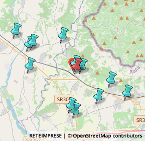 Mappa Via S. Quirino, 34071 Cormons GO, Italia (3.68357)