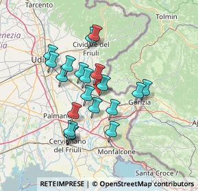 Mappa Via S. Quirino, 34071 Cormons GO, Italia (11.7885)