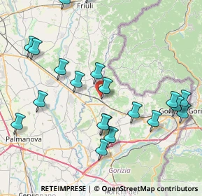 Mappa Via S. Quirino, 34071 Cormons GO, Italia (9.1445)