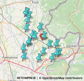 Mappa Via S. Quirino, 34071 Cormons GO, Italia (6.757)