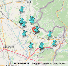 Mappa Via S. Quirino, 34071 Cormons GO, Italia (6.05438)