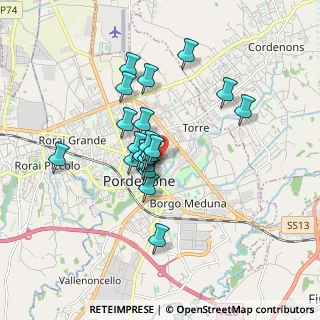 Mappa Via Beata Domicilla, 33170 Pordenone PN, Italia (1.349)