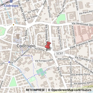 Mappa Via Roma, 118, 33033 Codroipo, Udine (Friuli-Venezia Giulia)