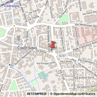 Mappa Via Giuseppe Mazzini, 8, 33033 Codroipo, Udine (Friuli-Venezia Giulia)