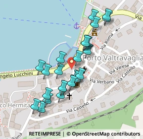 Mappa Via Battisti, 21010 Porto Valtravaglia VA, Italia (0.116)