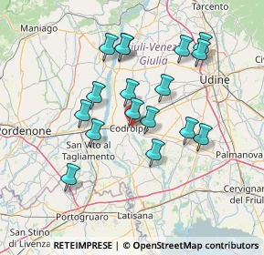 Mappa Viale Francesco Duodo, 33033 Codroipo UD, Italia (12.93294)