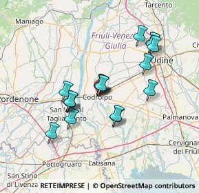 Mappa Viale Francesco Duodo, 33033 Codroipo UD, Italia (11.82944)
