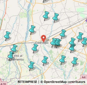 Mappa Viale Francesco Duodo, 33033 Codroipo UD, Italia (9.344)