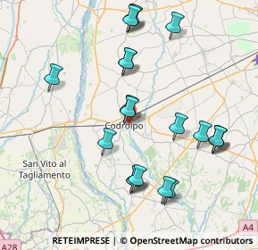 Mappa Viale Francesco Duodo, 33033 Codroipo UD, Italia (8.181)