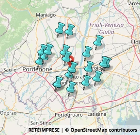 Mappa Via Valvasone, 33072 Casarsa della Delizia PN, Italia (10.8295)