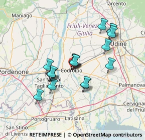 Mappa Vicolo Pio Paschini, 33033 Codroipo UD, Italia (11.79944)