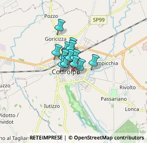 Mappa Vicolo Pio Paschini, 33033 Codroipo UD, Italia (0.75786)