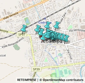 Mappa Piazza della Legna, 33033 Codroipo UD, Italia (0.225)