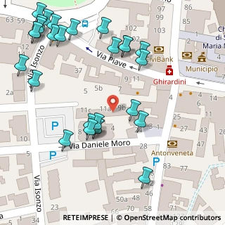 Mappa Piazza della Legna, 33033 Codroipo UD, Italia (0.075)