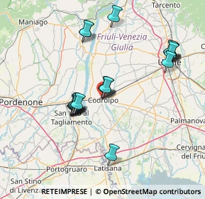 Mappa Piazza della Legna, 33033 Codroipo UD, Italia (14.047)