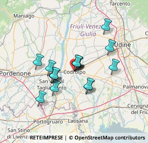 Mappa Via Daniele Moro, 33033 Codroipo UD, Italia (10.38563)