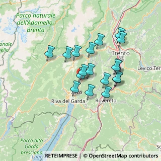Mappa Via Doutor Giovanni A. Angeli, 38074 Dro TN, Italia (11.42889)