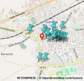 Mappa Via Timavo, 33033 Codroipo UD, Italia (0.319)