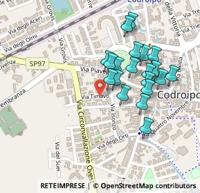 Mappa Via Timavo, 33033 Codroipo UD, Italia (0.2045)