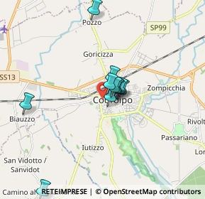 Mappa Via Timavo, 33033 Codroipo UD, Italia (1.5475)