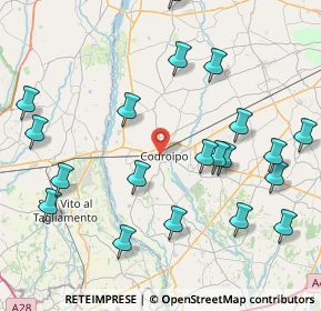Mappa Via Timavo, 33033 Codroipo UD, Italia (9.516)
