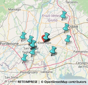 Mappa Via Timavo, 33033 Codroipo UD, Italia (10.39813)
