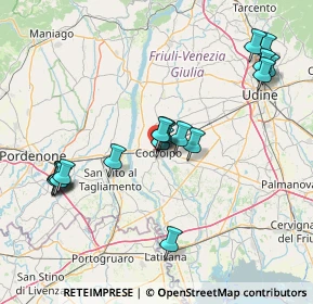 Mappa Via Timavo, 33033 Codroipo UD, Italia (15.34111)