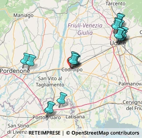 Mappa Via Timavo, 33033 Codroipo UD, Italia (18.4765)