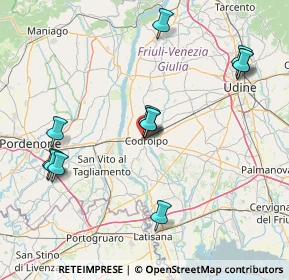 Mappa Via Timavo, 33033 Codroipo UD, Italia (16.5525)
