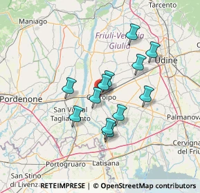 Mappa Via Timavo, 33033 Codroipo UD, Italia (10.89417)