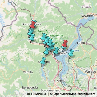 Mappa Via B. Besozzi, 28802 Mergozzo VB, Italia (9.2595)
