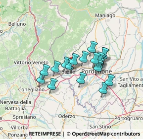 Mappa Via Prati di Santa Croce, 33077 Sacile PN, Italia (10.3165)