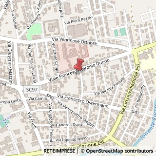 Mappa Viale Francesco Duodo, 43, 33033 Codroipo, Udine (Friuli-Venezia Giulia)