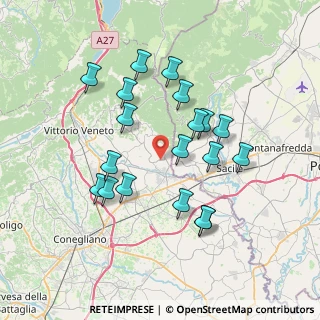 Mappa Via Col di Lana, 31016 Cordignano TV, Italia (6.76895)