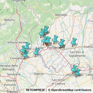 Mappa Via Rizzioli, 33074 Fontanafredda PN, Italia (13.122)
