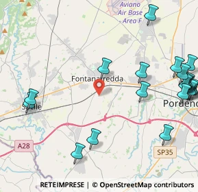 Mappa Via Rizzioli, 33074 Fontanafredda PN, Italia (5.722)
