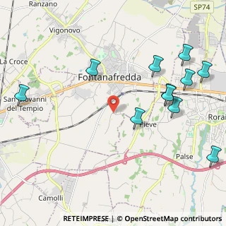 Mappa Via Rizzioli, 33074 Fontanafredda PN, Italia (2.52818)