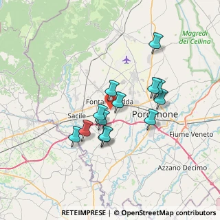 Mappa Via Rizzioli, 33074 Fontanafredda PN, Italia (5.70077)