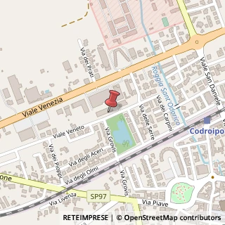 Mappa Viale Veneto, 33, 33033 Codroipo, Udine (Friuli-Venezia Giulia)