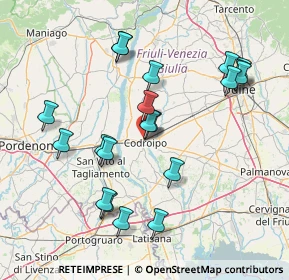 Mappa Via dei Frassini, 33033 Codroipo UD, Italia (15.543)