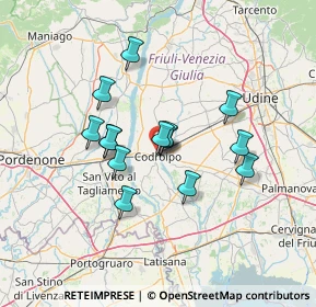 Mappa Via Pola, 33033 Codroipo UD, Italia (10.79643)