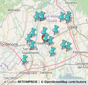 Mappa Via Pola, 33033 Codroipo UD, Italia (12.85941)