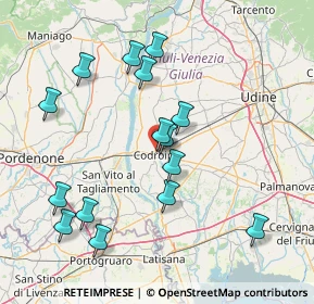 Mappa Via Pola, 33033 Codroipo UD, Italia (15.684)