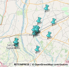 Mappa Via Pola, 33033 Codroipo UD, Italia (5.104)